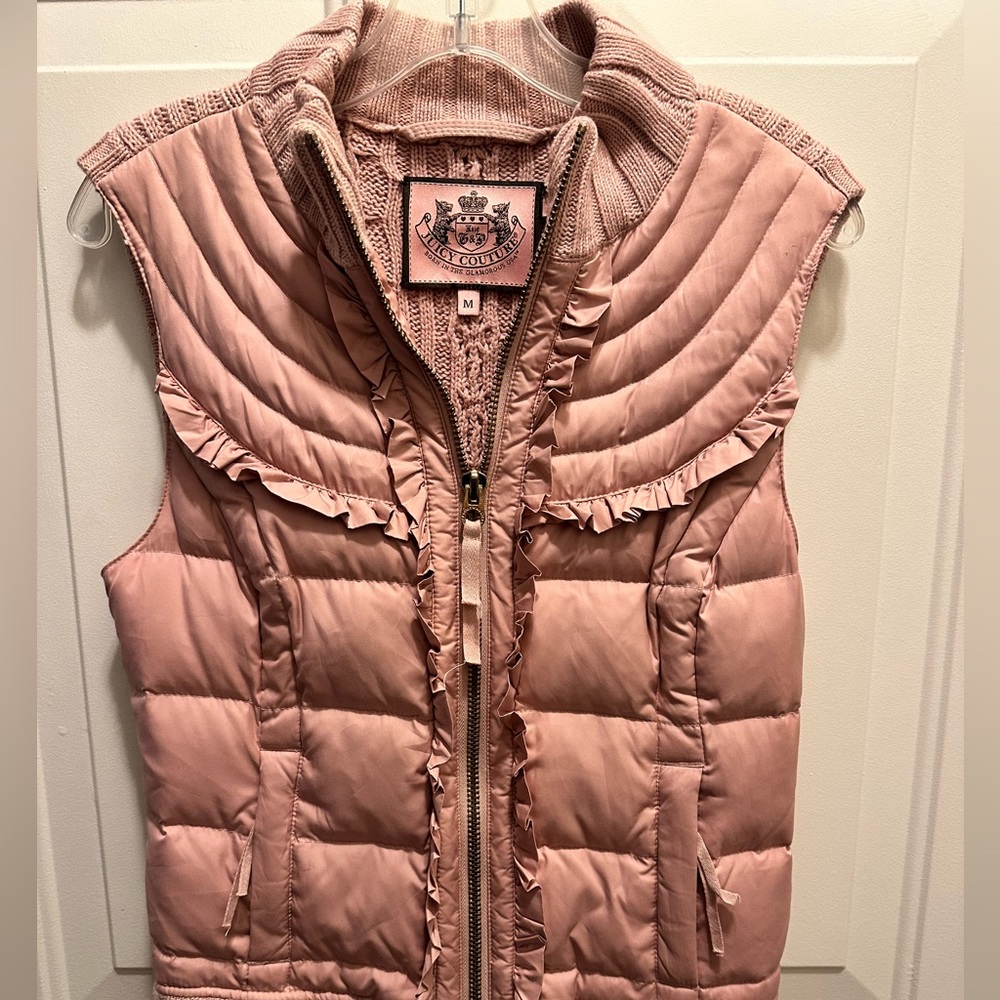 Juicy Couture puffer vest size M